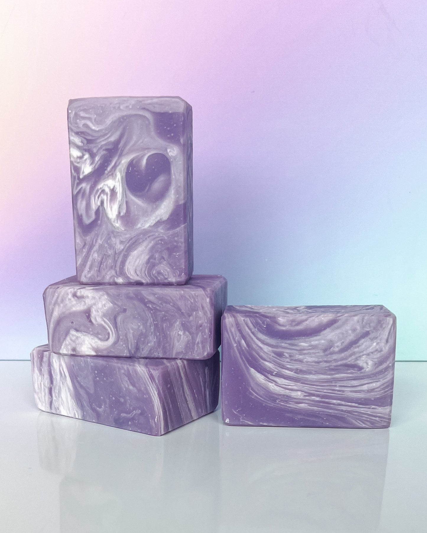 Lavender Swirl Bar Soap - 5oz | French lavender scent