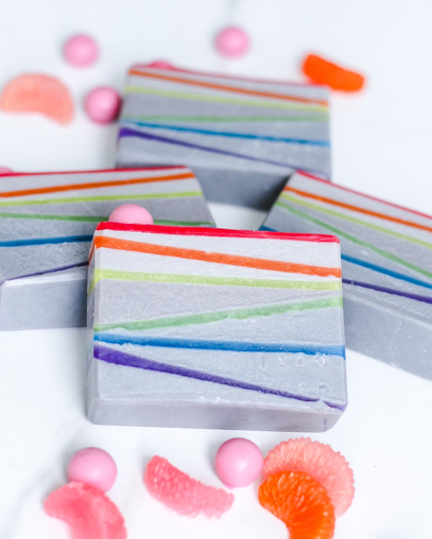 Neon Rainbow Pride Soap | Fresh Fruit Scent