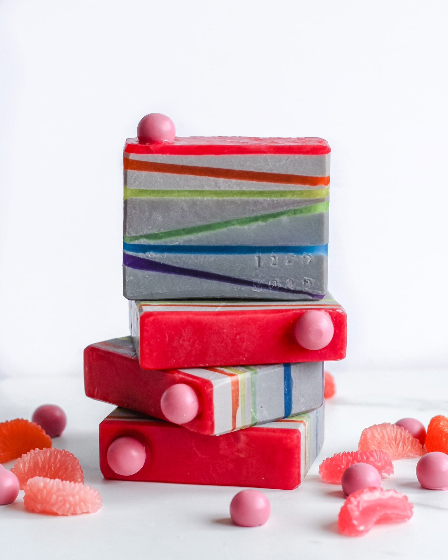 Neon Rainbow Pride Soap | Fresh Fruit Scent