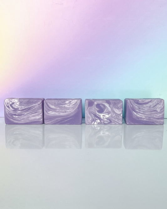 Lavender Swirl Bar Soap - 5oz | French lavender scent