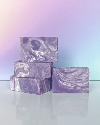 Lavender Swirl Bar Soap - 5oz | French lavender scent