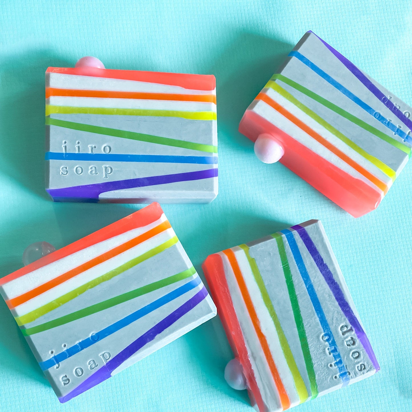Neon Rainbow Pride Soap | Fresh Fruit Scent