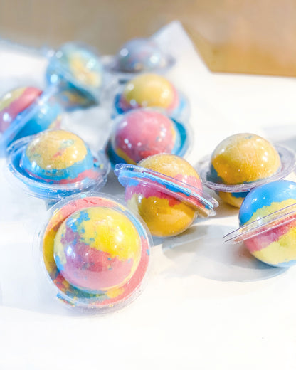 Galaxy Bath Bomb (Vegan | Sweet Bonsai & Citrus Ginger Scent