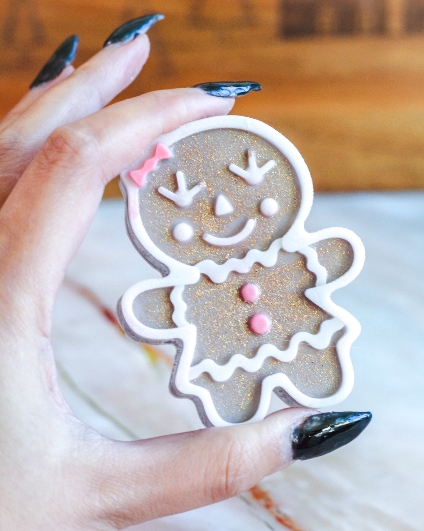Gingerbread Couple Handmade Vegan Soap (Choose Your Own Set) | Yummy Gingerbread Scent | Stocking Stuffer Gift | Inclusive LGBTQ+ Holiday