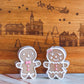 Gingerbread Couple Handmade Vegan Soap (Choose Your Own Set) | Yummy Gingerbread Scent | Stocking Stuffer Gift | Inclusive LGBTQ+ Holiday