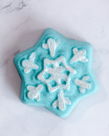 Crystal Snowflake Bath Bomb | Mistletoe Scented