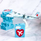 Wanderlust Handmade Vegan Soap | Musky Winter Scent | Holiday Aviation Plane Stocking Stuffer Christmas Gift for Travel Lover Pilot or FA