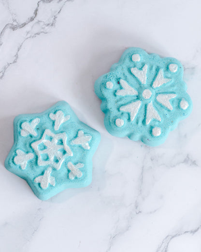 Crystal Snowflake Bath Bomb | Mistletoe Scented