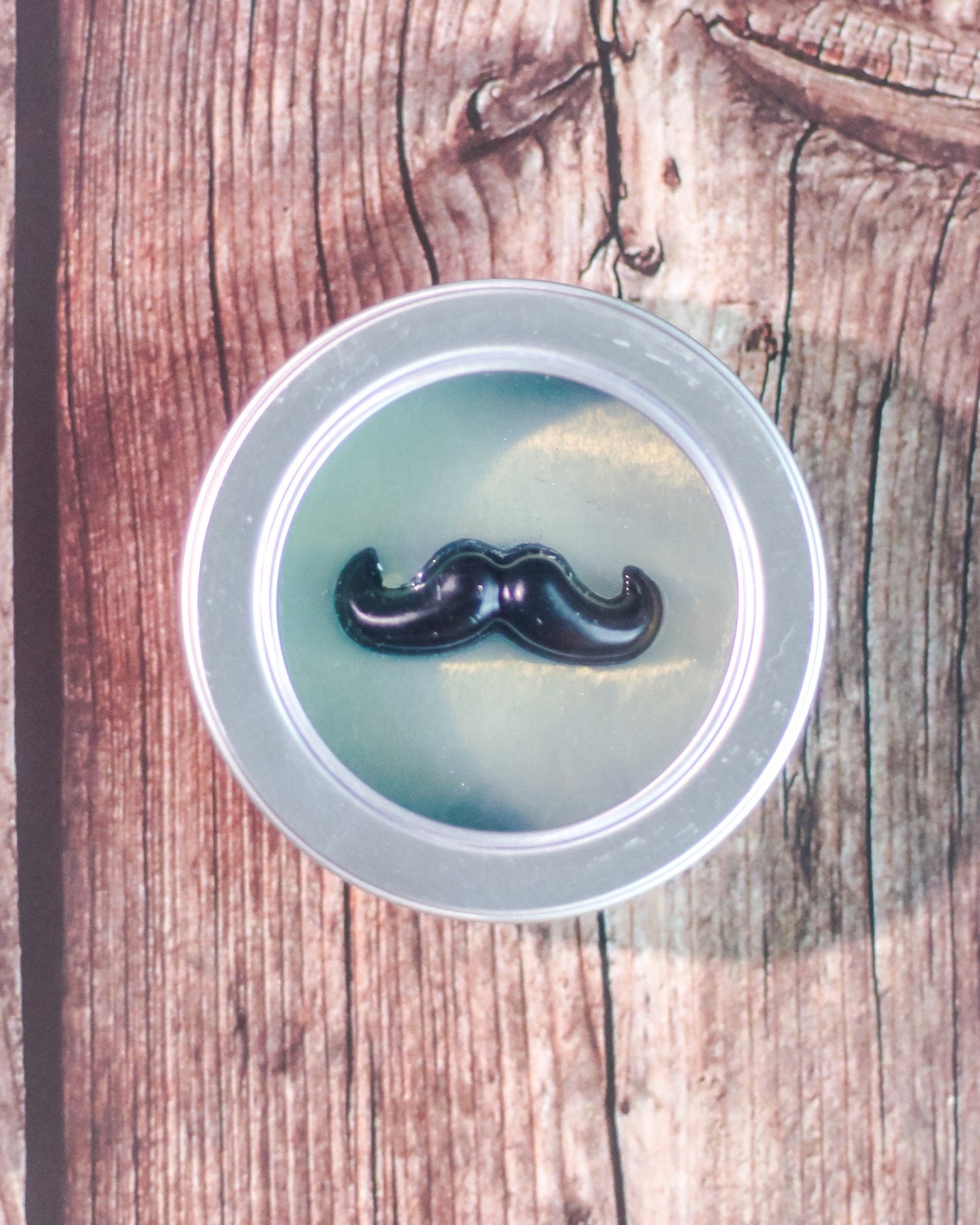 Moustachio Shave Soap for Men in Reusable Ecofriendly Tin | Grey Cedar scent