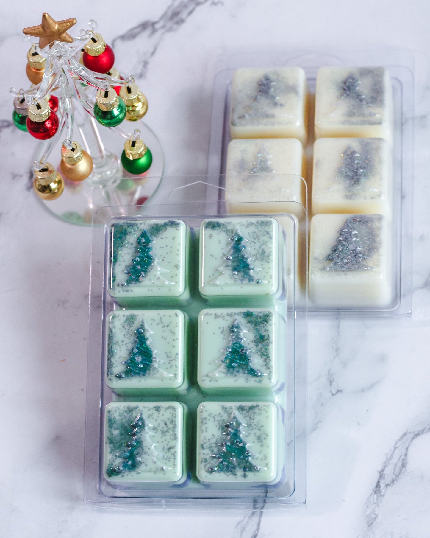 Christmas Ecosoy Wax Melts | Biodegradable Glitter