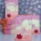 Handmade Vegan Soap | Falling Leaf | Orange Cinnamon Fragrance Blend (Maple Leaf) Fall Season Lover Gift/Present