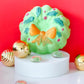 Holly Berry Wreath Vegan Bath Bomb | Under the Mistletoe Scent