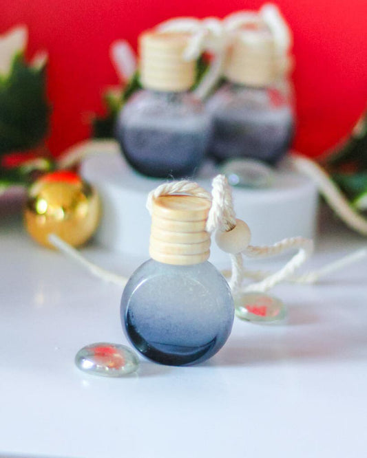 Beautiful Snowy Globe Glass Car diffusers