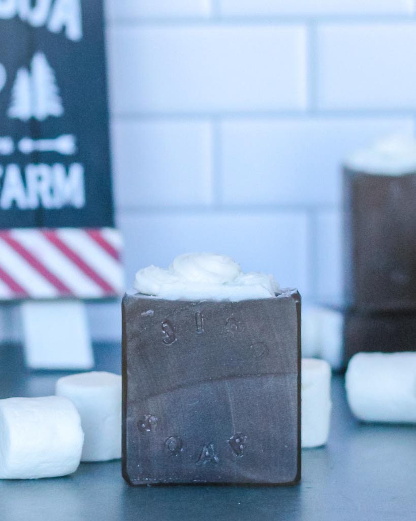 Hot Cocoa Marshmallow Soap | Rich Cocoa & Warm Vanilla Scent
