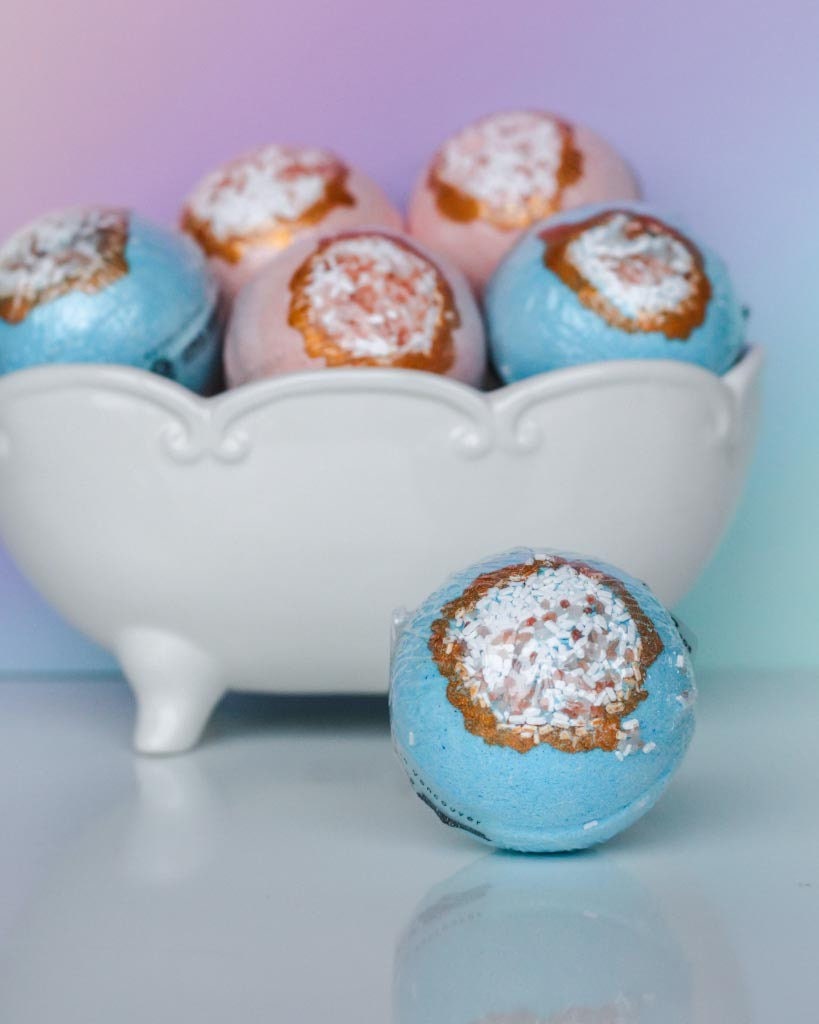 Geode Bath Bomb | Sweet Bonsai & Citrus Ginger Scent