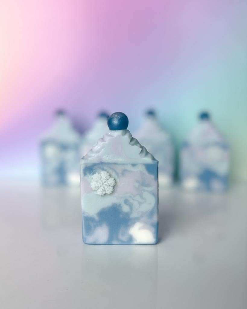 Snow Bunny | Under the Mistletoe Scent | Soap Frosting Top