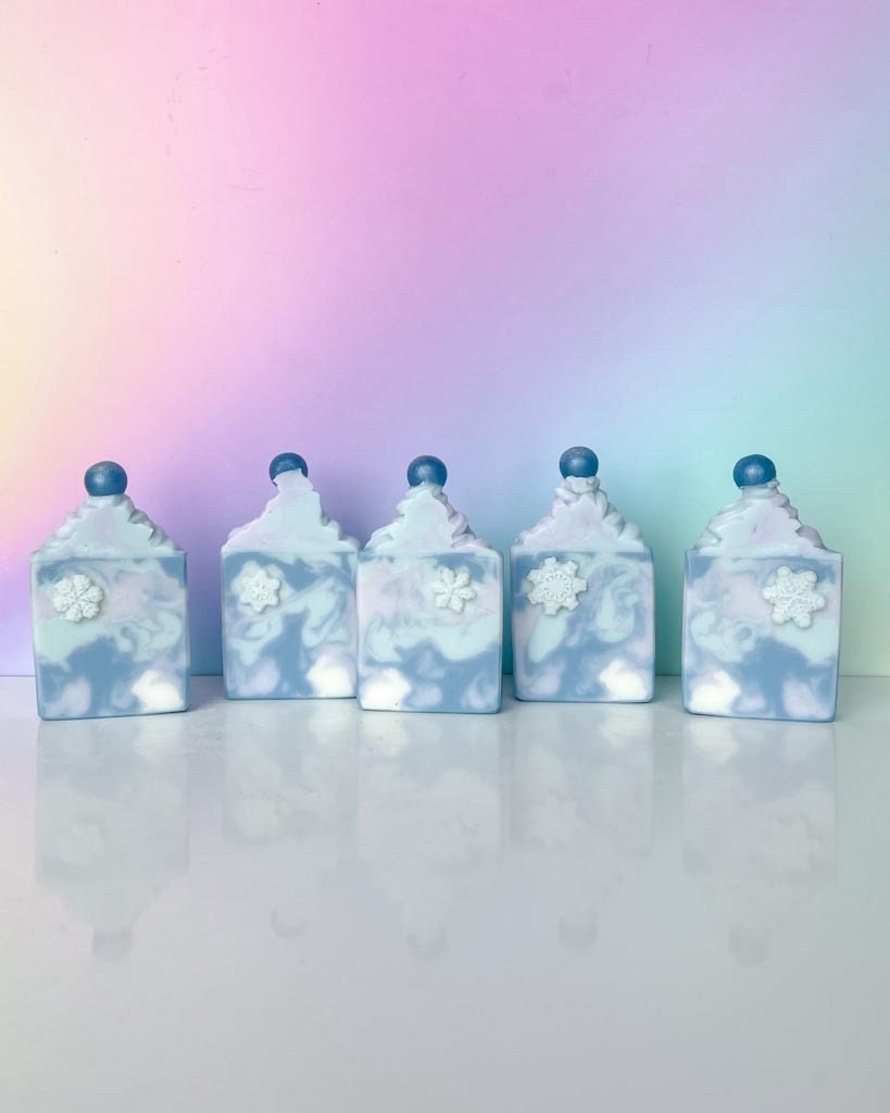 Snow Bunny | Under the Mistletoe Scent | Soap Frosting Top