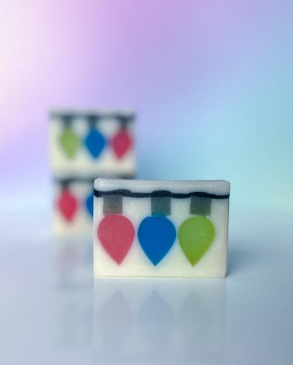 All Strung Out | String of Lights | Under the Mistletoe Scent | Christmas Holiday (Handmade Vegan Soap)
