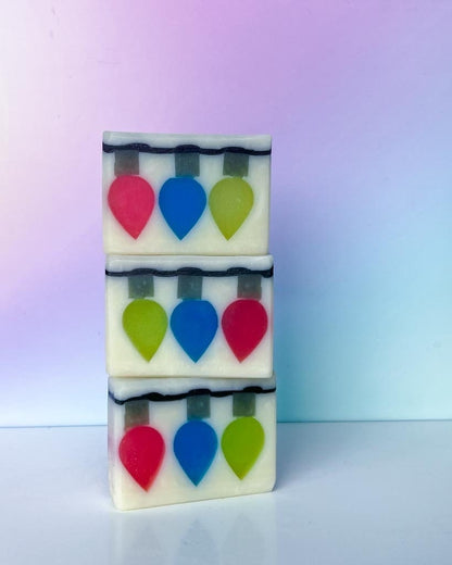 All Strung Out | String of Lights | Under the Mistletoe Scent | Christmas Holiday (Handmade Vegan Soap)