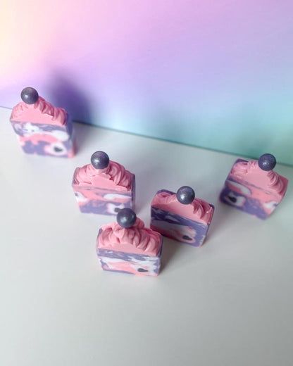 Sugar Plum Fairy | Sugared Berries & Vanilla Scent | Soap Frosting Top