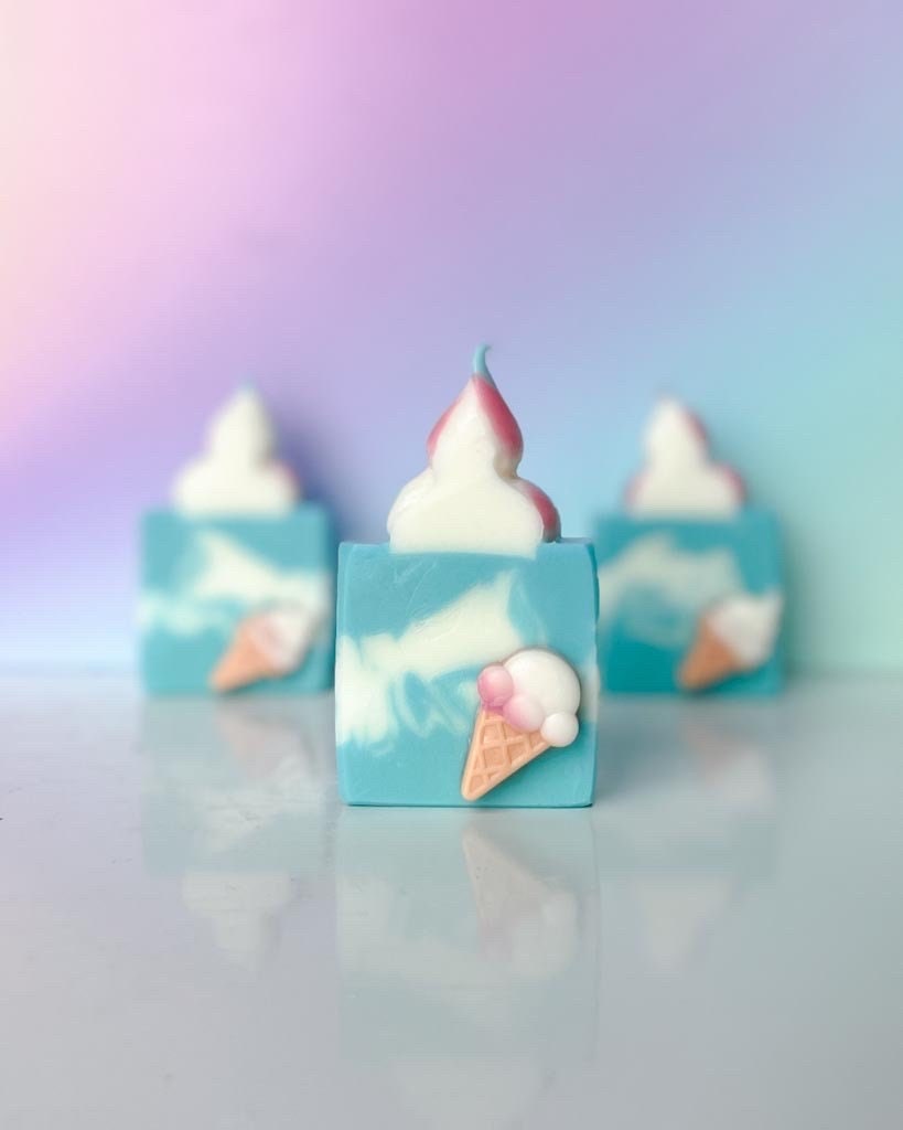 Ice Cream Days | Sweet Cream Scent | Soap Frosting Top